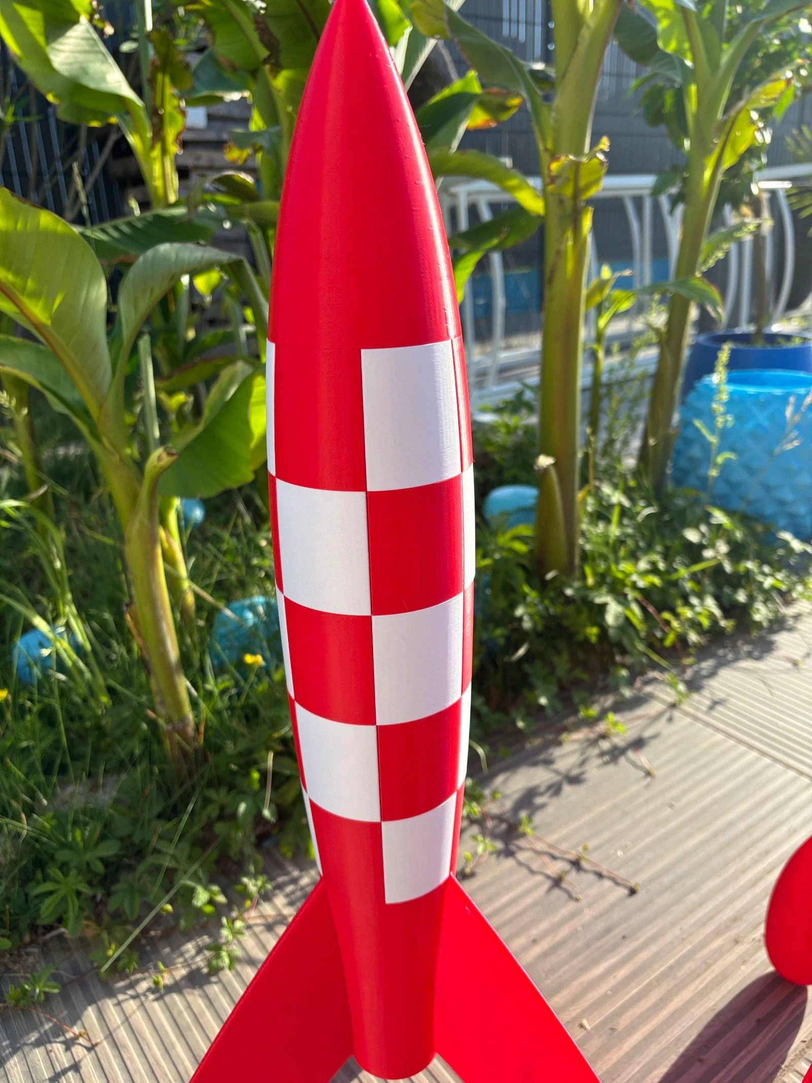 Très grande fusée tintin 64 cm🚀 – photo 6